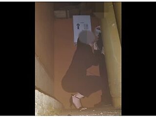 Company Year-end Party. Married Woman Gives Blowjob In A Corner Of The Party