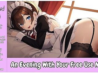 An Evening With Your Free Use Maid [erotic Audio For