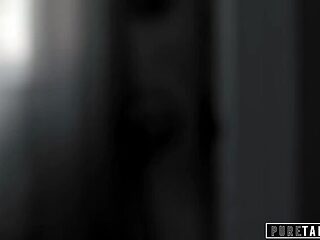 PURE TABOO Teen Emily Willis Spanked & Creampied With Stepdad