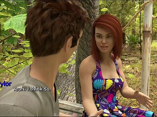 Hentai visual novel with cartoon porn featuring vaginal action