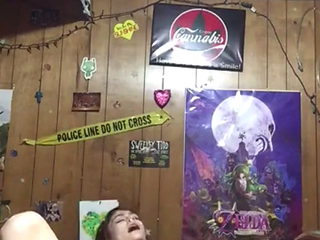 hipster bates in garage