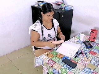 College Girl Breaks Her Pussy Thinking About Her Stepdad's Big Cock