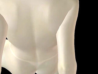 Animated 3D Porn - Very Beautiful Girl Masturbating with Banana Till Orgasm