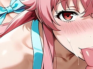 Yuno Gasai Was Able to Seduce Yukiteru Amano in the Ai Adaptation of Future Diary