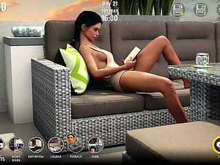 3D step aunt and step sister get it on