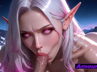 3D Elf Beauty Screams in Ecstasy While Her Tight Pussy Gets Slammed on the Ice (AI)