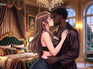 Ai Generated Hentai Animated Anime Cartoon of a Honey Big Boobs Slim British Curvy Student Fucking Her Crush Raw,