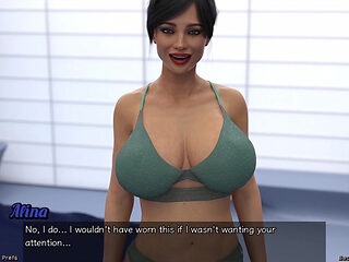 Stranded in Space - the Busty 38 Year Old MILF Lets Me See Her Beautiful Tits