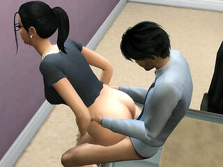 Hot Indian Employee Fucked Hard by Office Boss – 3D Cartoon Hentai