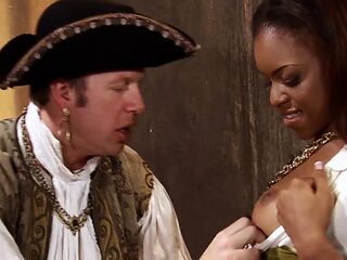 Ebony Pirate Gets Anally Fucked - Mark Wood And Marie Luv