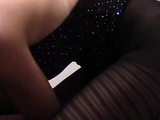 MILF Gives a Blowjob and Cumshot to a Man in Pantyhose