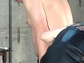 A Whipping Game Where a Man with Tail Attached to Anus Must Hold Mouth Toy Bone Thrown by Mistress Within Two Seconds and Return