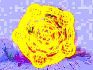 Deep Dream in the memory filled with secret passion