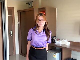 Cheating Thai girl is going to take it on all fours