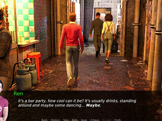 Erotica 4 - Riley, Ren and Lilly Dance at the Bar Then Plan a Night Together
