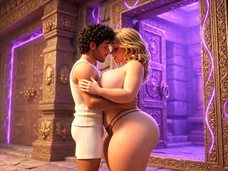 Temple of Lust - Passionate Couple's Erotic Adventure
