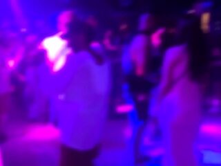 Horny girl agreed to have wild sex in nightclub toilet