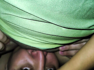 after fucking with a friend my cuckold clean up my pussy with his tongue and fucks me too