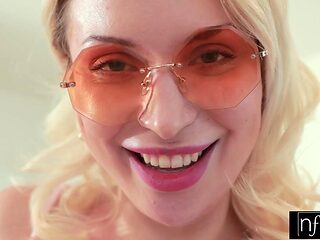 Busty Blonde Vera Jarw Surprises Lover With Her Massive Juicy Tits Takes Deep Cock Ride