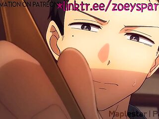 Gojo takes charge and gives Marin a horny fucking session.