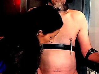 Hard Mistress Punishment Nipple Play, Sounding, CBT, Bondage