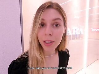 Unlucky Shoplifter Gets Fucked in Mall Toilet – Risky POV Sex with Milfetta