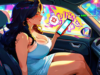 Betrayed 39-year-old Latina Wife Gets Fucked Hard by Taxi Driver on the Road - Ai Animation