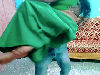 Horny Step Stepsister Is Eagerly Waiting to Take Her Stepbrother's Cock After a Long Time - Full Tamil Audio with Loud Moaning
