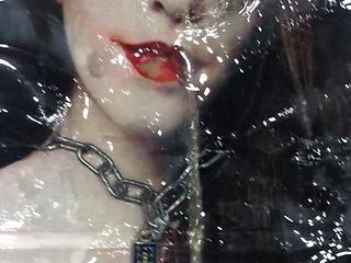 cumtribute to a pierced Emo Goth Whore