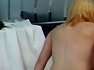 Naughty Blonde Teen Drains Lover Deep in Steamy Tub