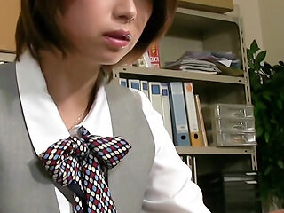 JAV Sex in the Tokyo Office Fuck a Elegant Secretary MILF