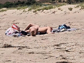 Close up of a Pussy on a Nude Beach