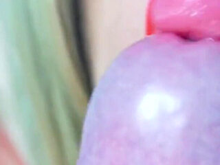 Red lipstick blowjob
