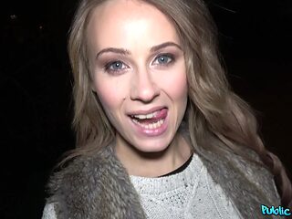 Cheeky Beauty's Wild Passion in Public Encounter