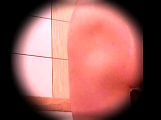 Handsome man gets caught spying on sexy shower scene