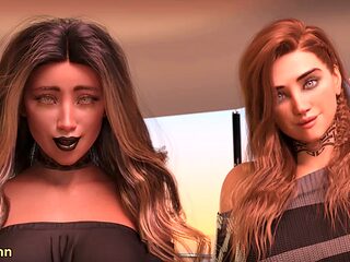 Ebony black, hooter-sling, 3d animated