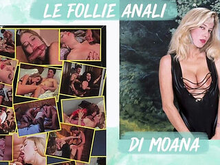 Moana Pozzi Anal Orgy Retro Classic - Big Cock Doggy Style & Cum in Mouth