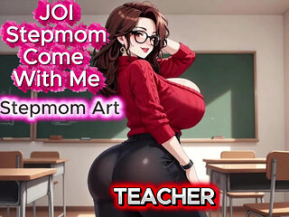 JOI Stepmom Sexy Teacher Fingers - Come with me 100% You'll cum - Dirty Talk