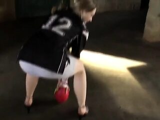 Kitty Karsen Masturbates outdoors