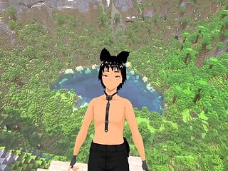 Minecraft babe gets creampied by her virtual boyfriend Jenny