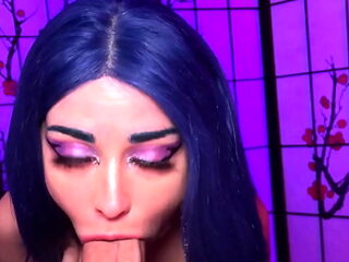 I like it rough... Your big shaft sliding all the way down my throat POV