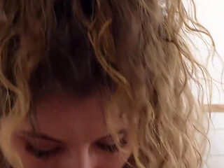 Candice Demellza POV BBC blowjob and foreskin play
