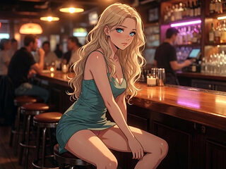 I Told My Husband the Short Dress Was a Bad Idea for the Bar (AI Generated)