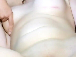 The first bukkake party for skinny teen sexy Kim with big cocks