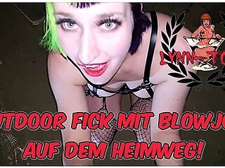 Lynn-tonic - Outdoor Fick Mit Blowjob Auf Dem Heimweg!