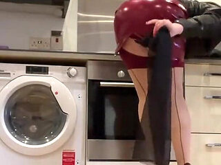 Leggy Nylons Chiffon MILF Tease