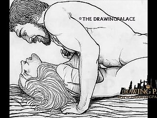 Super hot 3d and hand drawings porn comic books