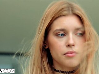 Fiery Redhead Freya Gives Her Bosss Son a Free Show Vixen Vogel