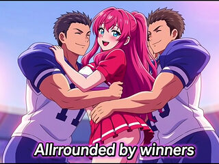 cheerleader Mia gives her favorite team the ultimate private celebration