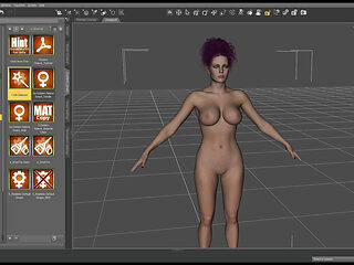 Creating Kandy Kisses a pregnant 3d character